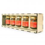 Hộp Gỗ Yến 350ml (5 hũ x 70ml)