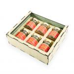 Hộp Gỗ Yến Mini 420ml (6 hũ x 70ml)