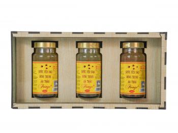 Hộp Gỗ Yến 420ml 25% Tổ Yến (3 hũ x 140ml)